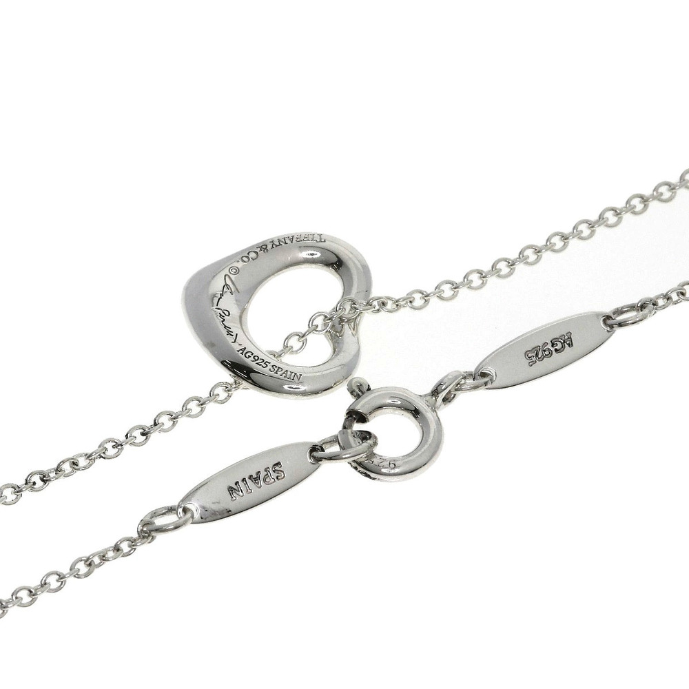 Tiffany Co Elsa Peretti Open Heart Necklace Sterling Silver